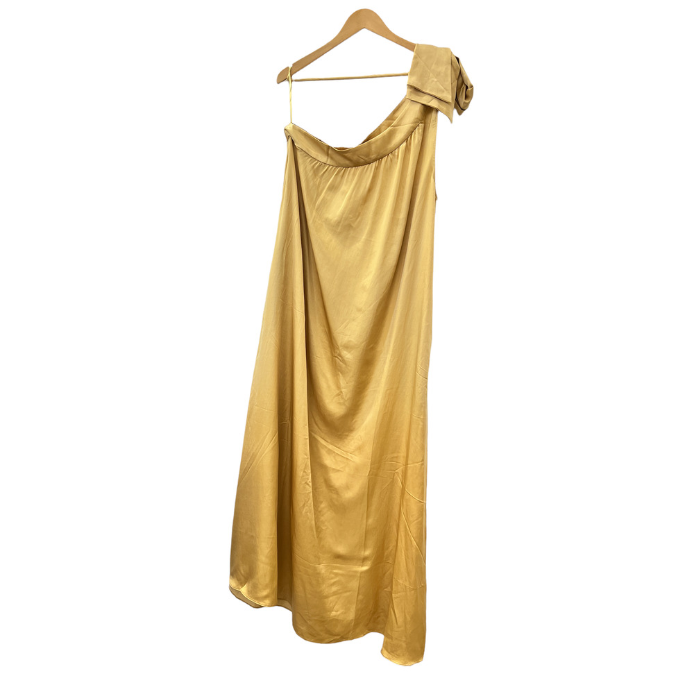 NWOT Free People Soa Gold Maxi Dress - Picture 7 of 8